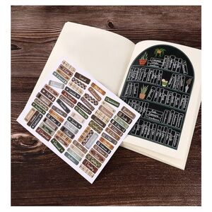 Bible Reading Tracker Bookshelf Stickers ✝️💕